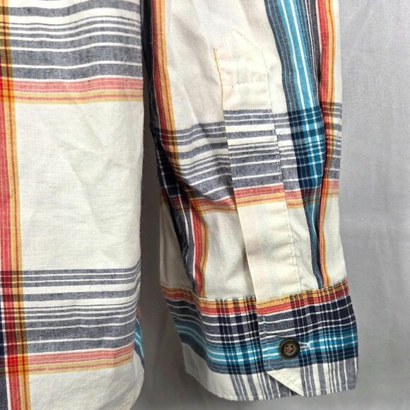 Wrangler Western Mens Traditional Plaid Long Sleeve Button-Down Shirt Large - Picture 6 of 9